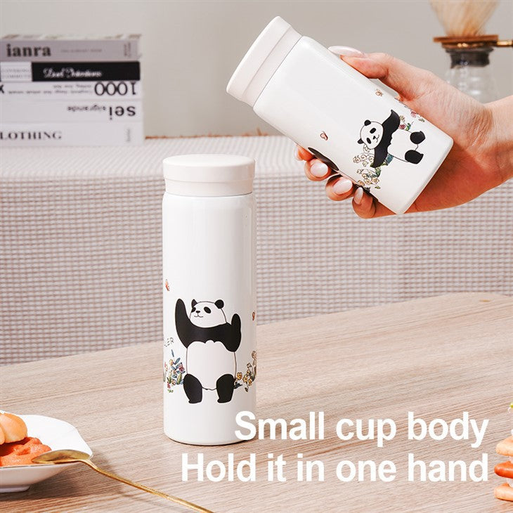 Panda Cartoon Insulated Water Bottle